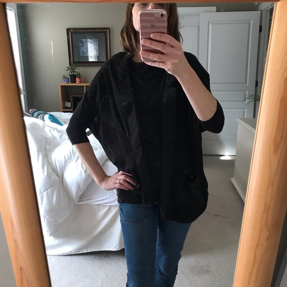 UO Sparkle & Fade Lapel Sweater - Picture 4 of 5